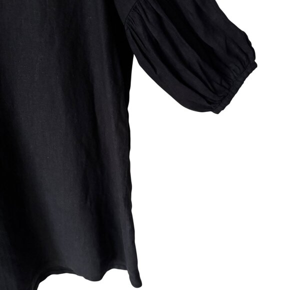 Bryn Walker XS Oversized Tunic Top Mini Dress Linen Comfy Breathable Lagenlook - Picture 8 of 16